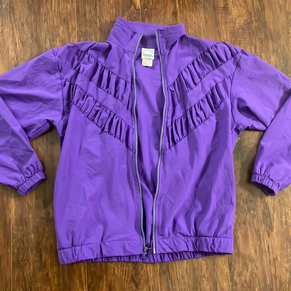 Vintage Teddi Sport Jacket Purple Vikings Lakers Medium